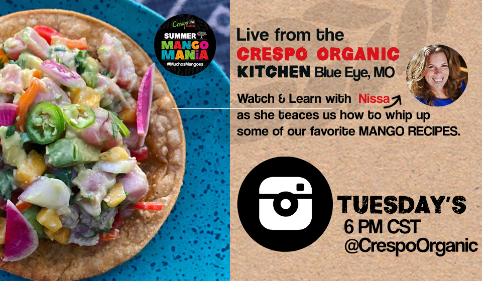 Live! From the Crespo Organic Kitchen